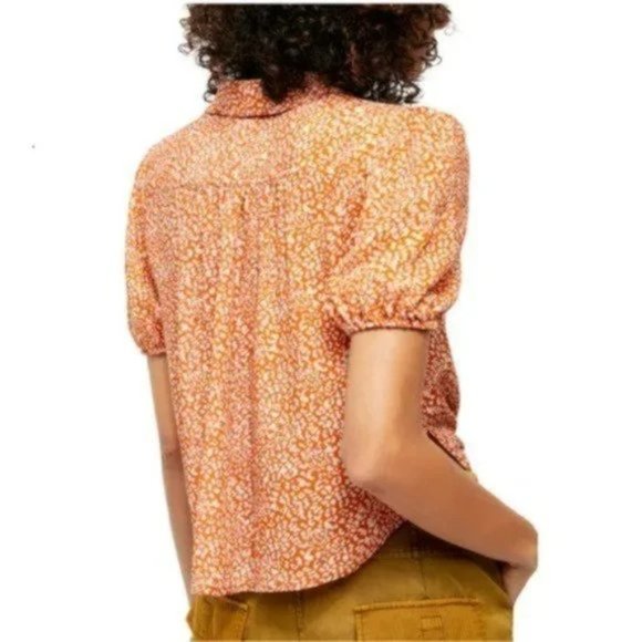 Free People Celia Printed Blouse. S - Picture 4 of 13